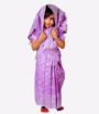 Light Purple Jamdani Baby Ready Saree