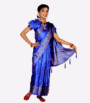 Blue Japani Silk Baby Ready Saree with smooth texture and rich color—easy to wear, comfortable, and perfect for parties, festivals, and special occasions.