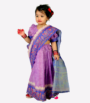Chanderi Silk Batik Baby Ready Saree