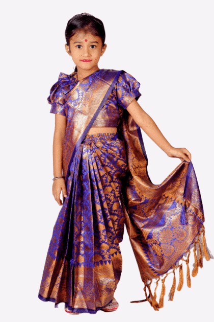 Jhalom Banarashi Baby Ready Saree