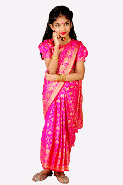 Pankha Benarashi Baby Ready Saree
