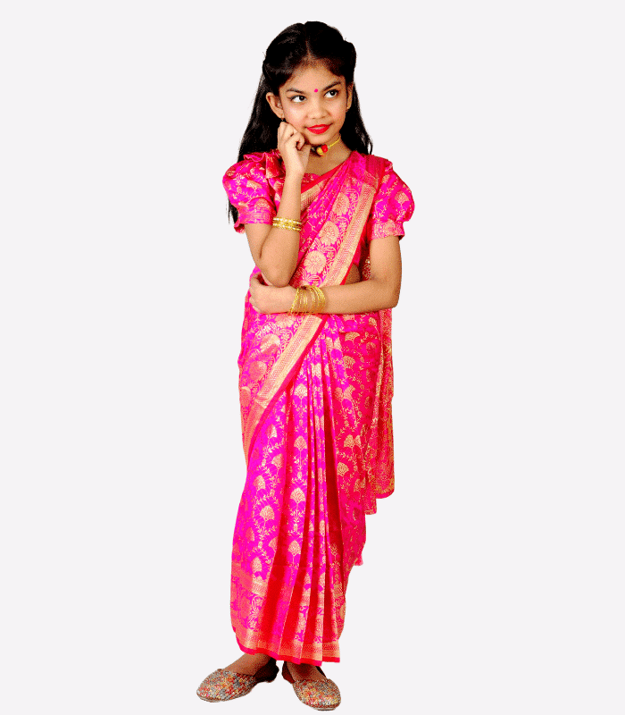 Pankha Benarashi Baby Ready Saree