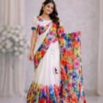 Pohela Boishakh Premium Chandi Silk Digital Print Saree