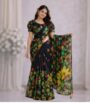Trendy Chandi Silk Saree – Kathgolap & Floral Design Series