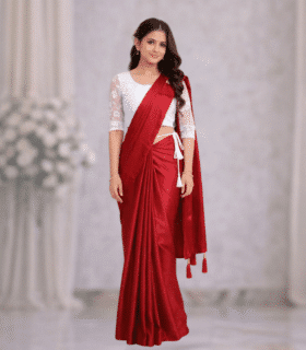 Premium Japanese Silk Ready Made Saree for Women