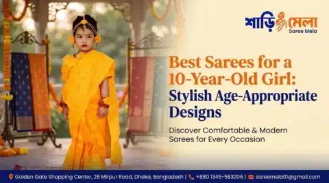 saree for 10 year girl